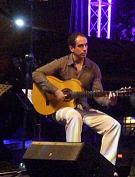 in concert with guitar at Villa Celimontana jazz festival