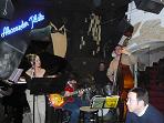 jazzing with drums at Alexander Platz