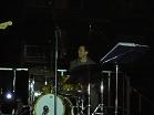 with drums in concert outdoor